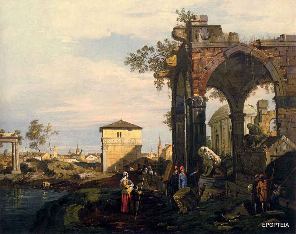 Canaletto, Ruins of Padova 
